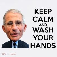 Dr Fauci Keep Calm And Wash Your Hands Ornament thumb 1