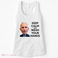 Dr Fauci Keep Calm And Wash Your Hands Women's Tank Top thumb 0