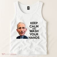 Dr Fauci Keep Calm And Wash Your Hands Tank Top thumb 2