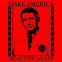 Dr Fauci Make America Healthy Again Santa Hat thumb 1
