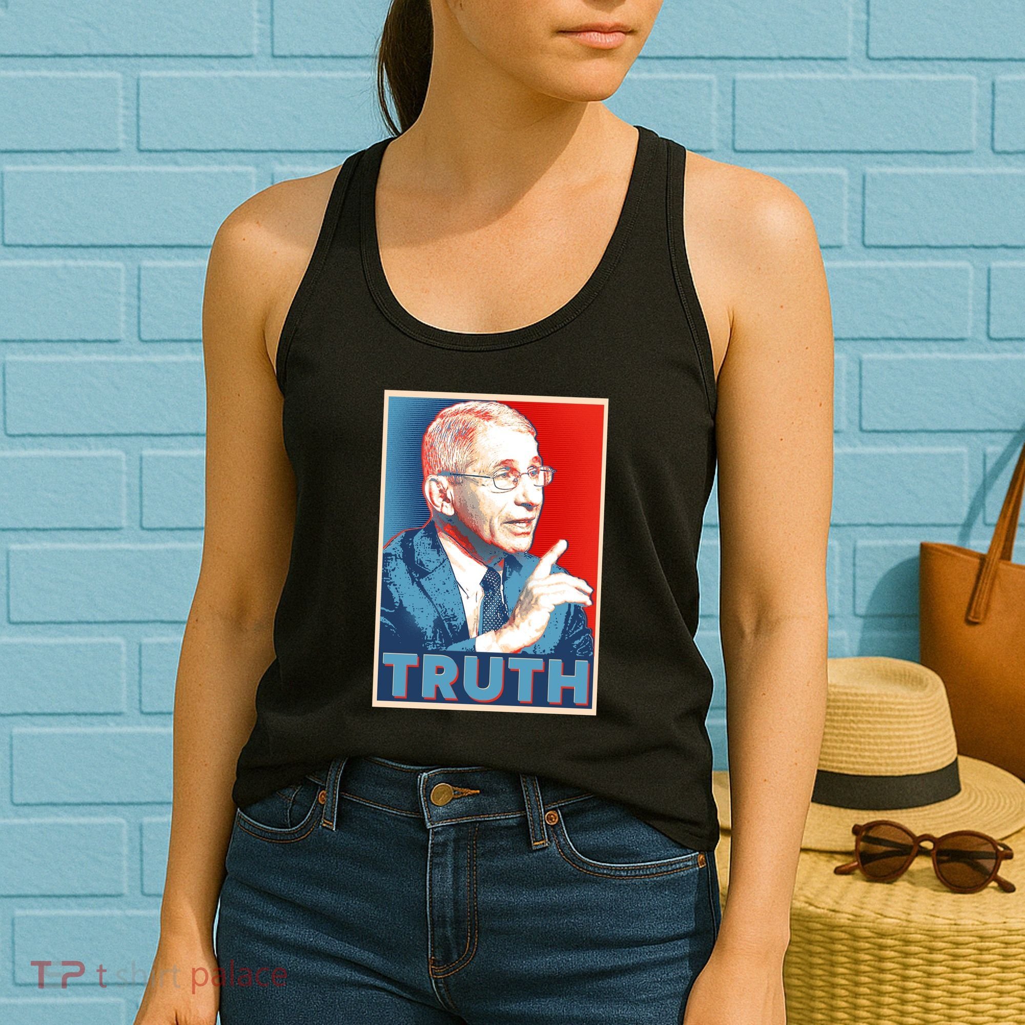 Dr Fauci Truth Election Poster Women's Tank Top