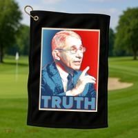 Dr Fauci Truth Election Poster Golf Towel thumb 1