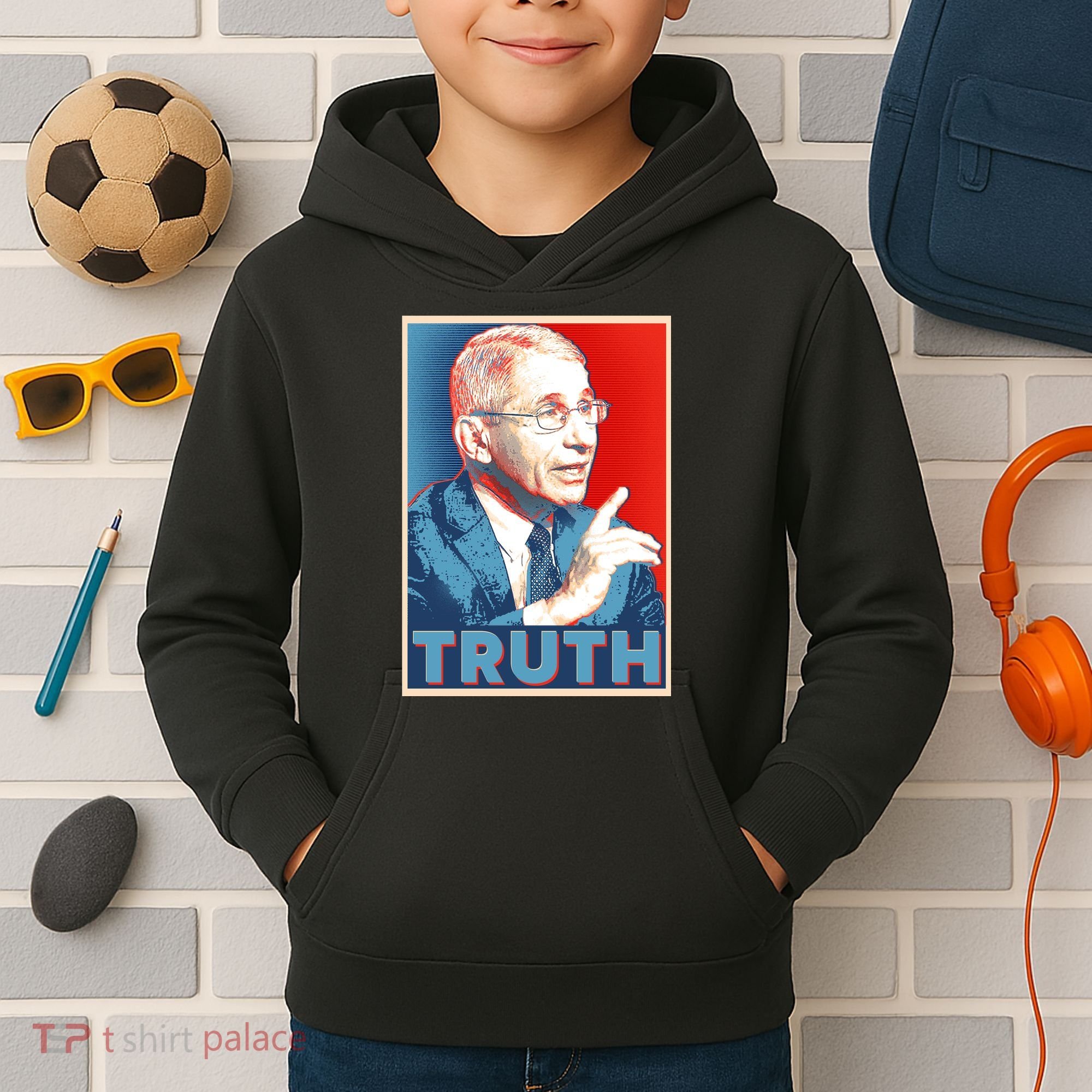 Dr Fauci Truth Election Poster Kids Hoodie