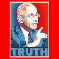 Dr Fauci Truth Election Poster Santa Hat thumb 1