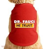 Dr Fauci We Trust Doggie Tank thumb 0