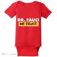 Dr Fauci We Trust Baby Bodysuit thumb 0
