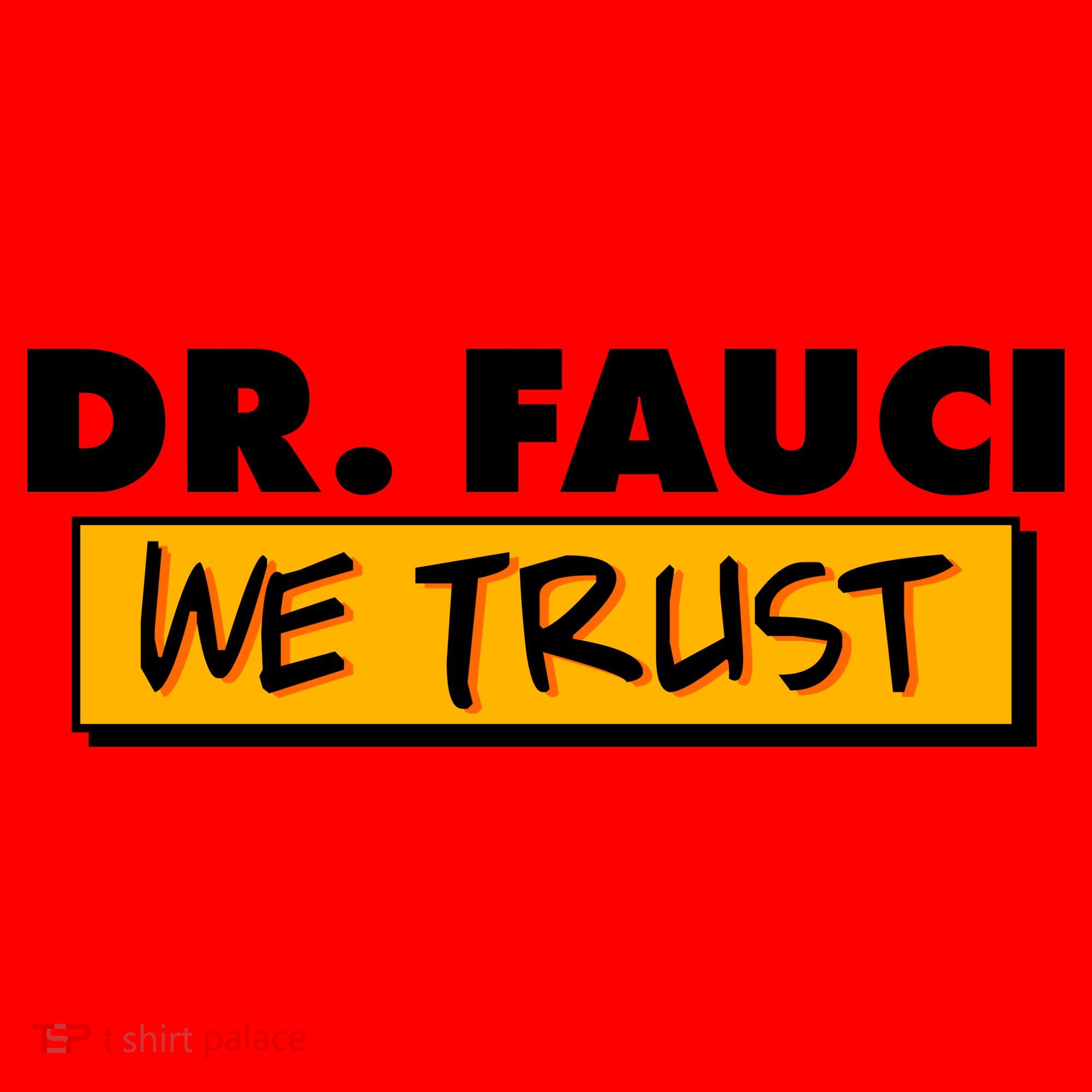Dr Fauci We Trust Santa Hat