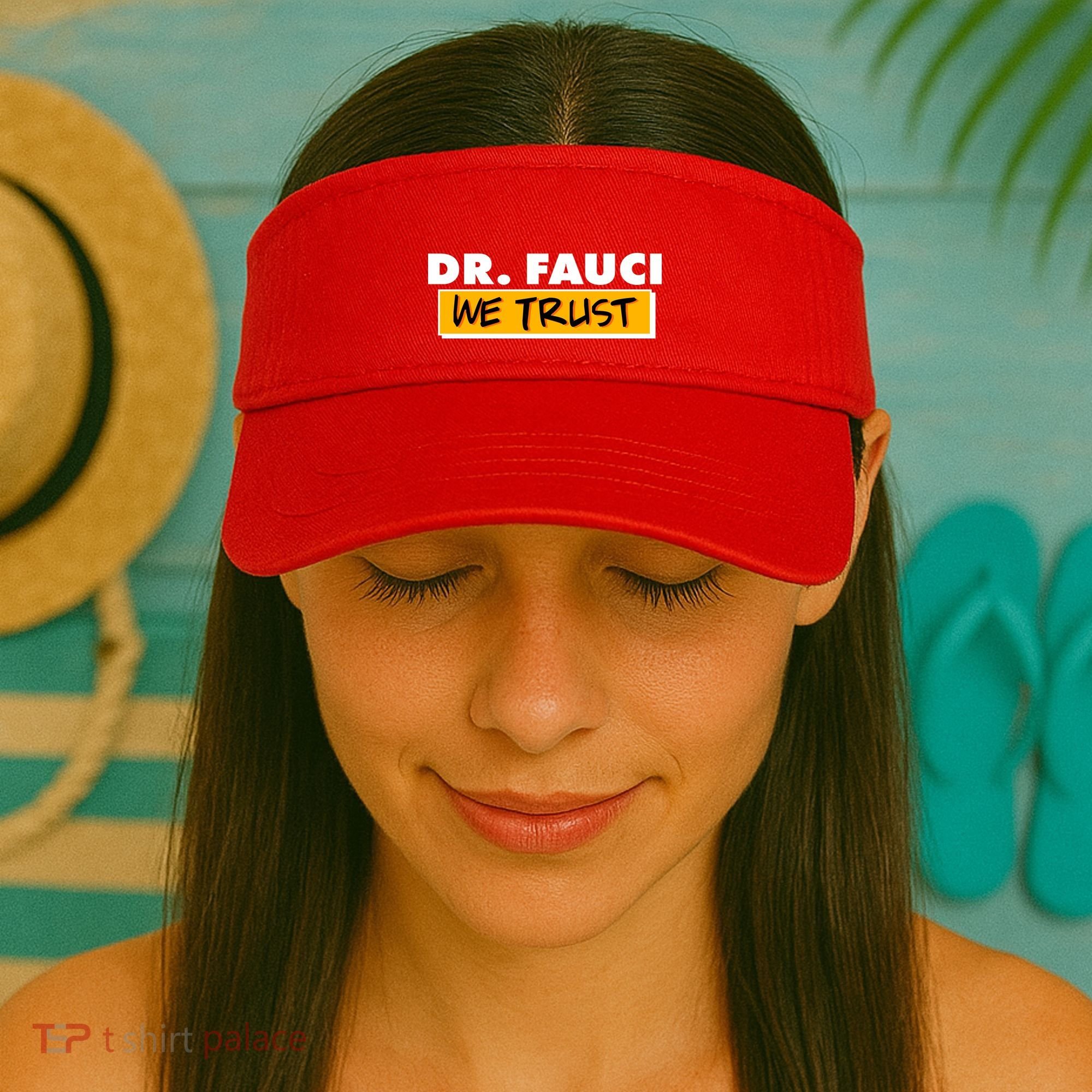 Dr Fauci We Trust Visor
