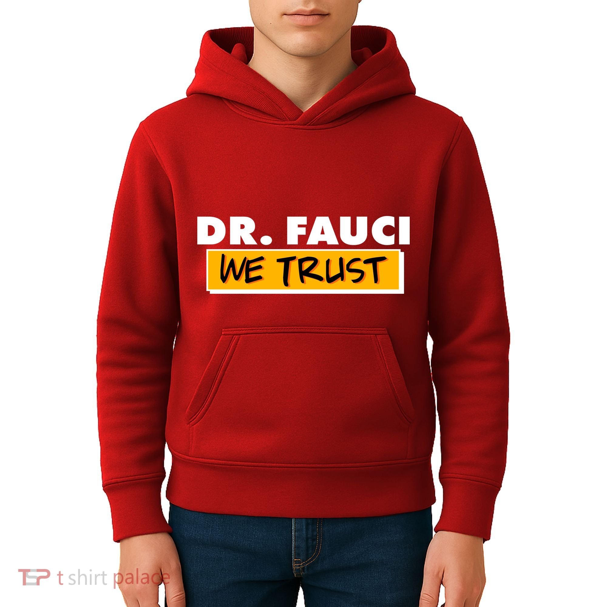 Dr Fauci We Trust Kids Hoodie