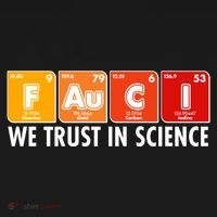 Dr Fauci We Trust In Science Periodical Table Elements Doggie Tank thumb 4