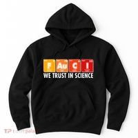 Dr Fauci We Trust In Science Periodical Table Elements Hoodie thumb 0