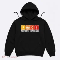 Dr Fauci We Trust In Science Periodical Table Elements Hoodie thumb 0