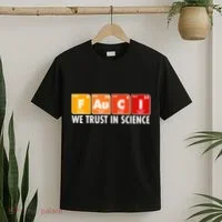Dr Fauci We Trust In Science Periodical Table Elements T-Shirt thumb 2