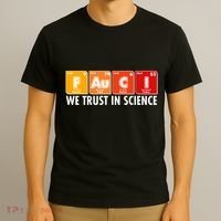 Dr Fauci We Trust In Science Periodical Table Elements T-Shirt thumb 3