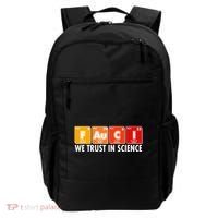 Dr Fauci We Trust In Science Periodical Table Elements Backpack thumb 0