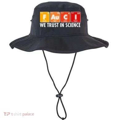 Dr Fauci We Trust In Science Periodical Table Elements Bucket Hat