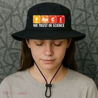 Dr Fauci We Trust In Science Periodical Table Elements Bucket Hat thumb 3