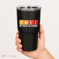 Dr Fauci We Trust In Science Periodical Table Elements Tumbler thumb 2