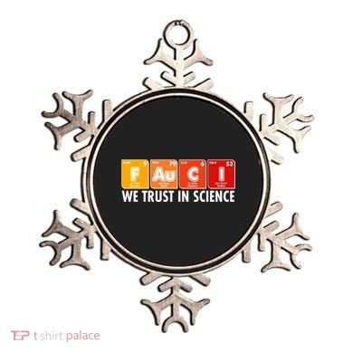 Dr Fauci We Trust In Science Periodical Table Elements Ornament