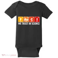 Dr Fauci We Trust In Science Periodical Table Elements Baby Bodysuit thumb 0
