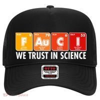 Dr Fauci We Trust In Science Periodical Table Elements Hat thumb 0