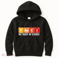 Dr Fauci We Trust In Science Periodical Table Elements Kids Hoodie thumb 0