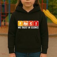 Dr Fauci We Trust In Science Periodical Table Elements Kids Hoodie thumb 3