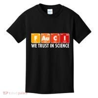 Dr Fauci We Trust In Science Periodical Table Elements Kids T-Shirt thumb 0