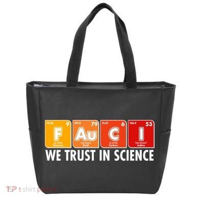 Dr Fauci We Trust In Science Periodical Table Elements Tote Bag