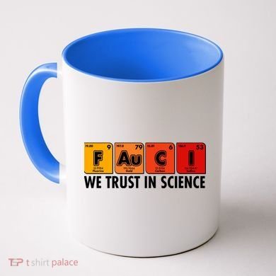 Dr Fauci We Trust In Science Periodical Table Elements Coffee Mug