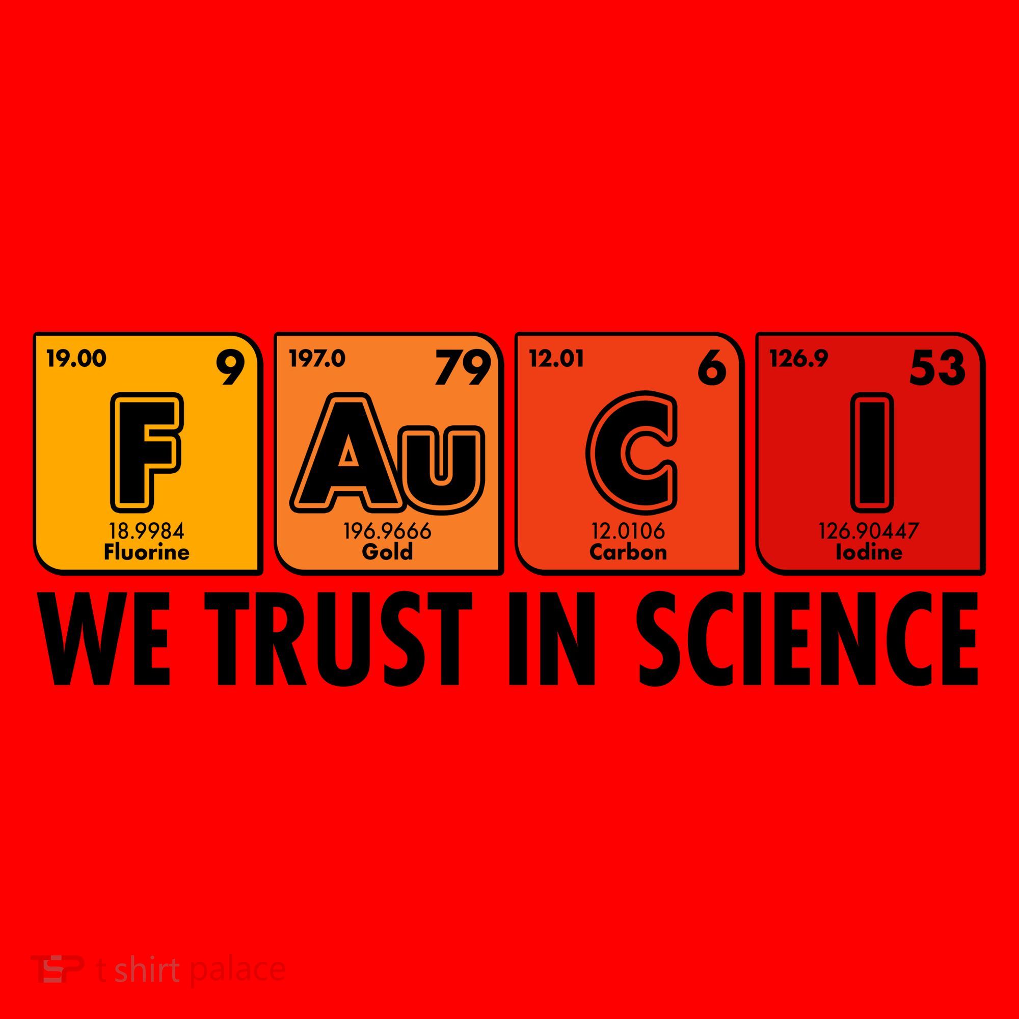 Dr Fauci We Trust In Science Periodical Table Elements Santa Hat