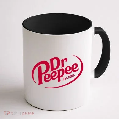 Dr Peepee Soda Pop Logo Coffee Mug back