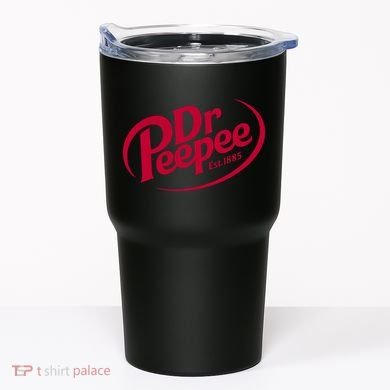 Dr Peepee Soda Pop Logo Tumbler