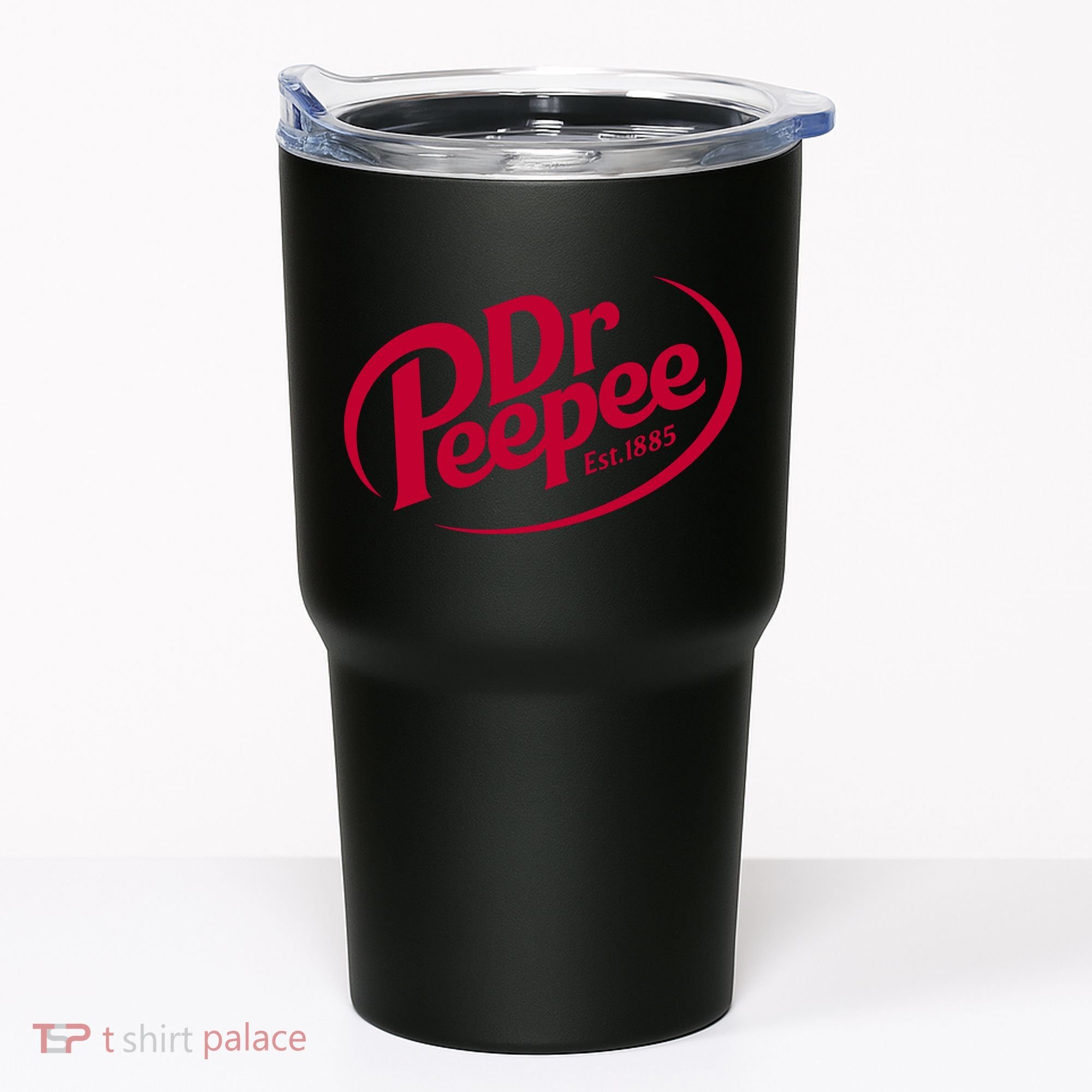 Dr Peepee Soda Pop Logo Tumbler