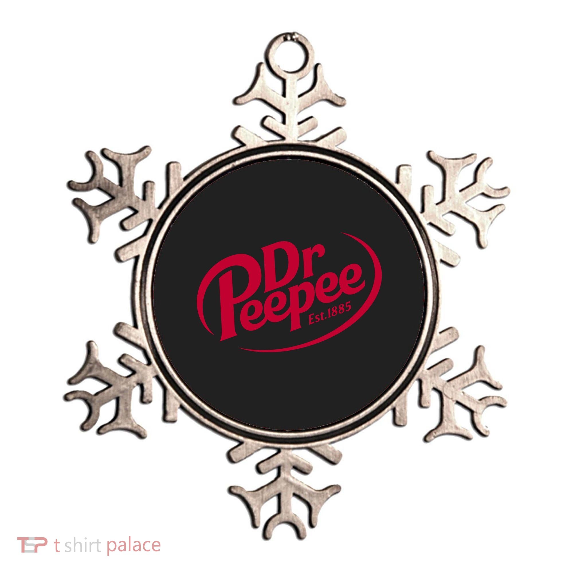 Dr Peepee Soda Pop Logo Ornament