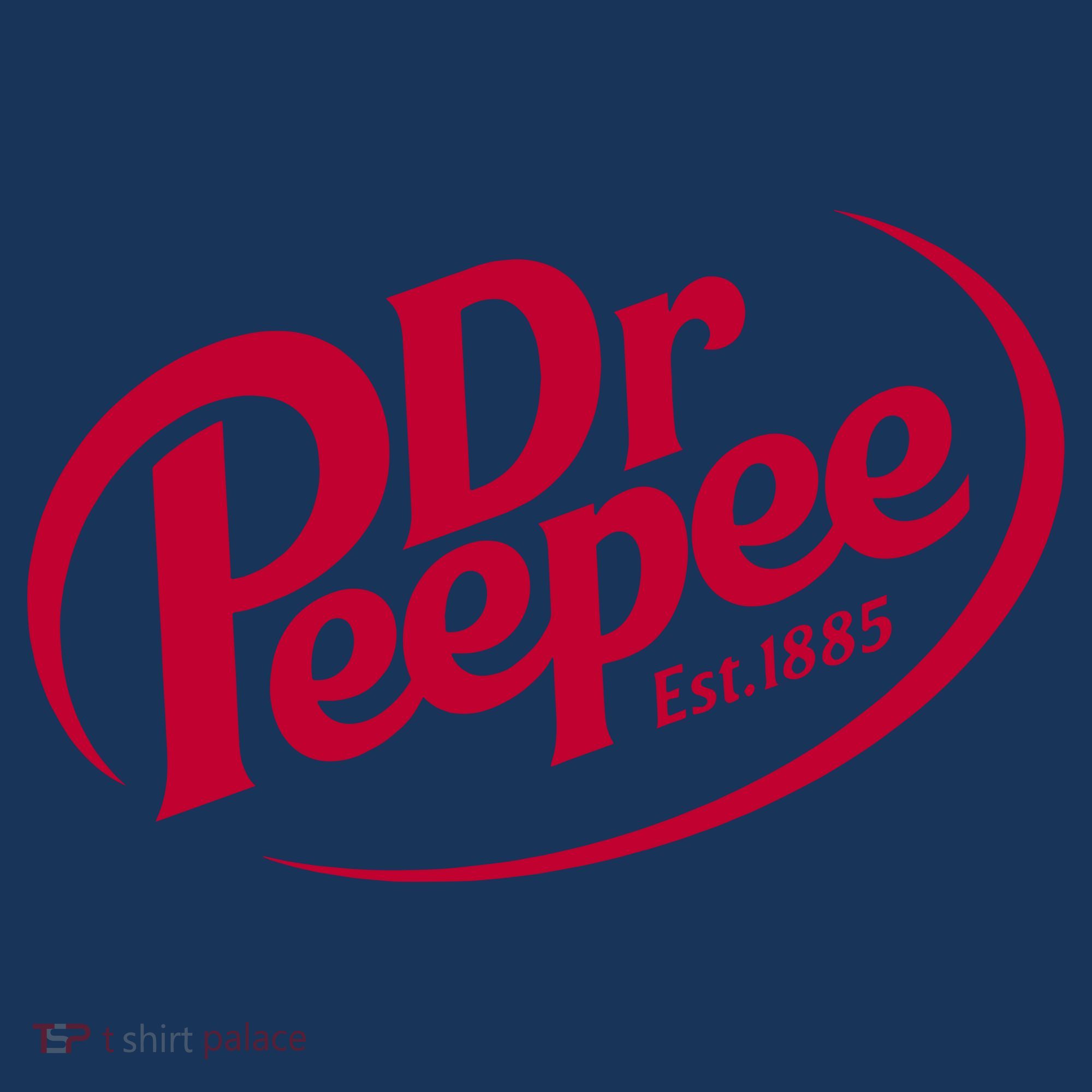 Dr Peepee Soda Pop Logo Long Sleeve Shirt