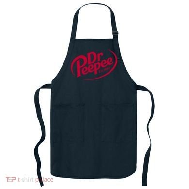 Dr Peepee Soda Pop Logo Apron
