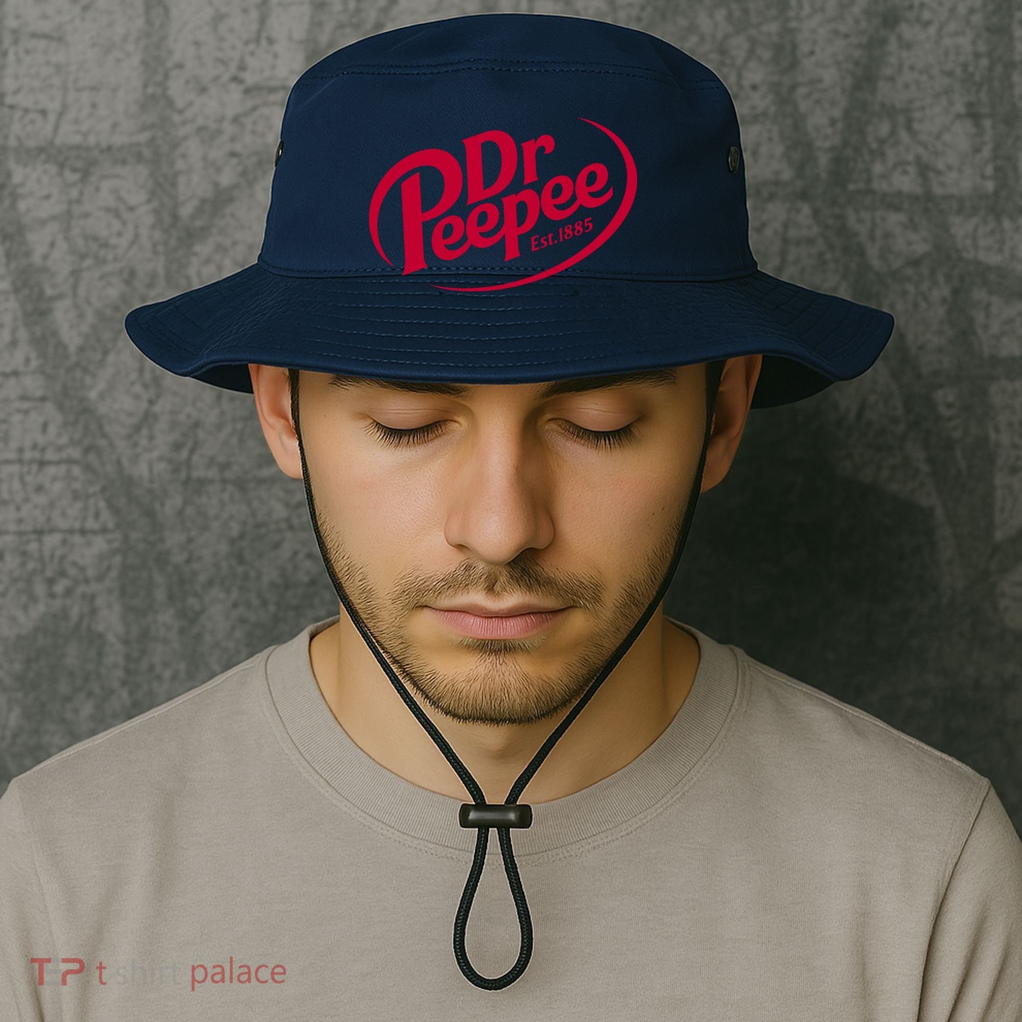 Dr Peepee Soda Pop Logo Bucket Hat