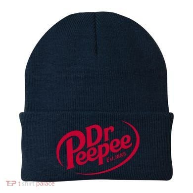 Dr Peepee Soda Pop Logo Beanie