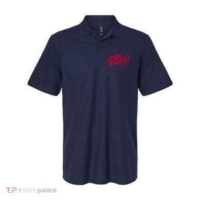 Dr Peepee Soda Pop Logo Polo