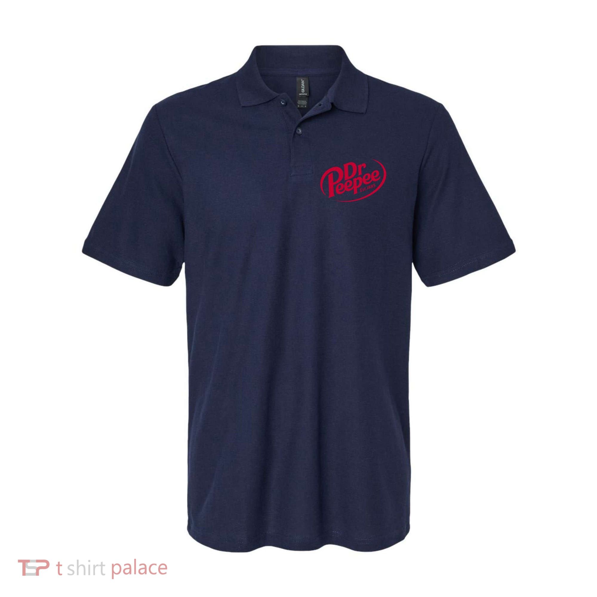 Dr Peepee Soda Pop Logo Polo