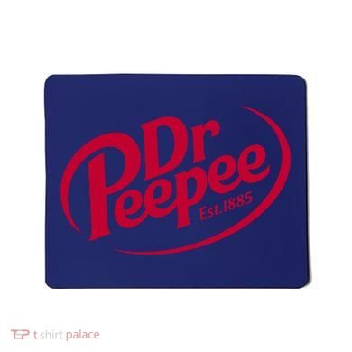Dr Peepee Soda Pop Logo Mousepad