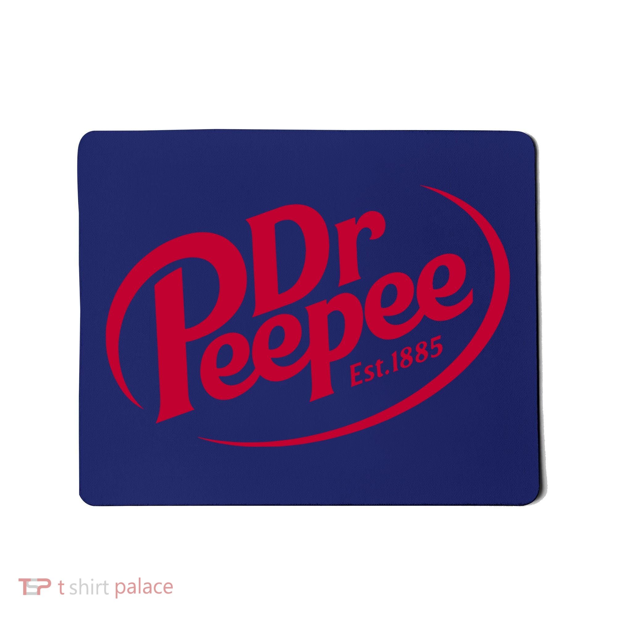 Dr Peepee Soda Pop Logo Mousepad