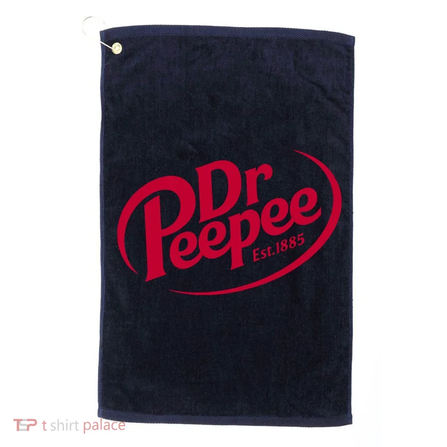 Dr Peepee Soda Pop Logo Golf Towel