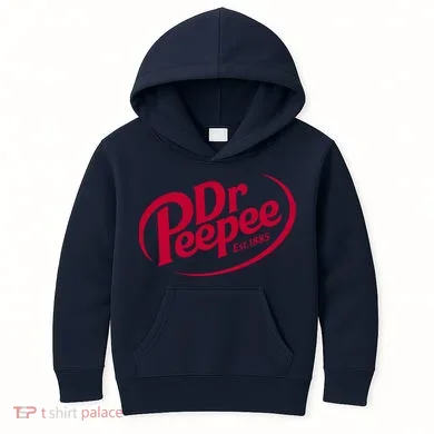 Dr Peepee Soda Pop Logo Kids Hoodie
