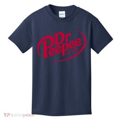 Dr Peepee Soda Pop Logo Kids T-Shirt