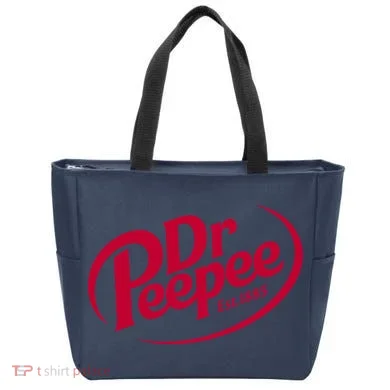 Dr Peepee Soda Pop Logo Tote Bag