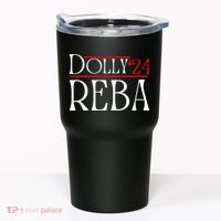 Dolly Reba 2024 Funny Political Tumbler thumb 0