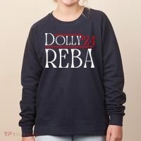 Dolly Reba 2024 Funny Political Women's Sweatshirt thumb 0