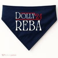 Dolly Reba 2024 Funny Political USA-Made Doggie Bandana thumb 0